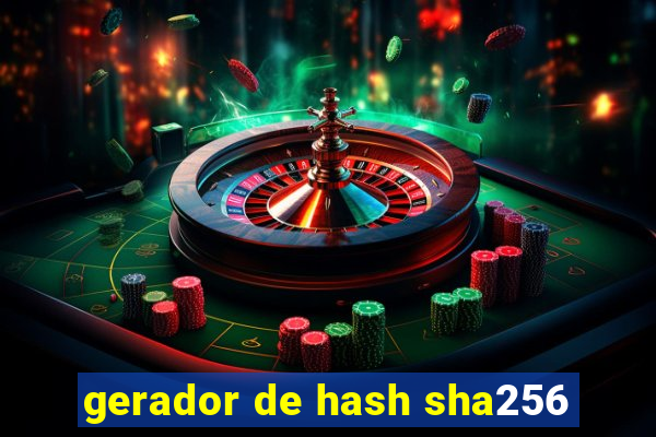 gerador de hash sha256